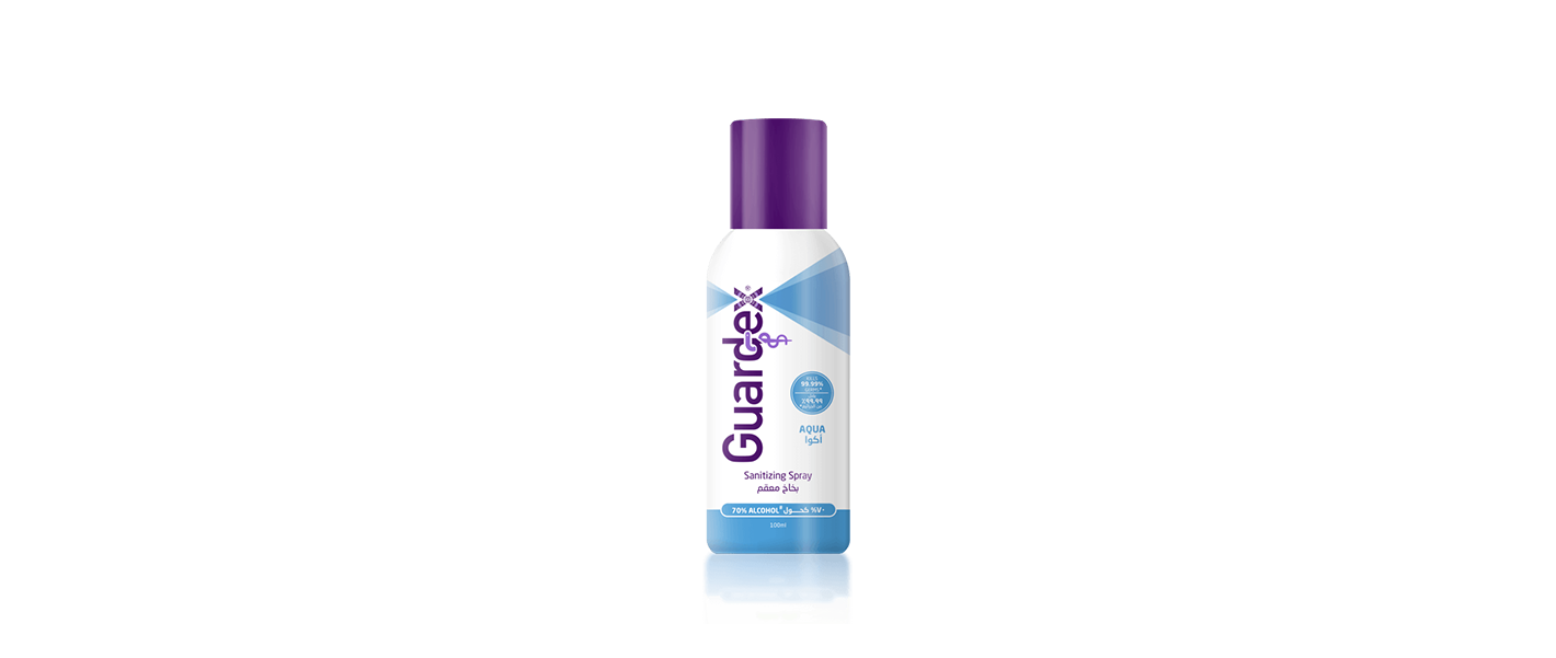 Hand Sanitizer Spray Guardex Aqua Blue