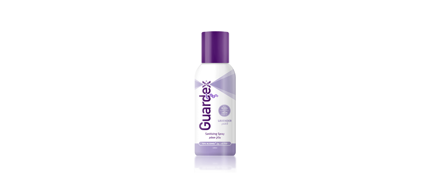 Hand Sanitizer Spray Guardex Lavender Purple