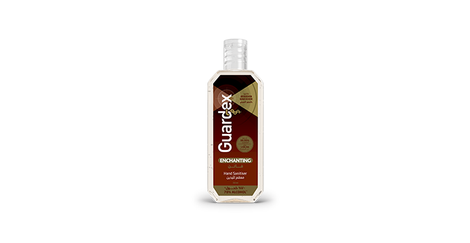 Hand Sanitizer Guardex Enchanting Arabian Bakhoor Brown