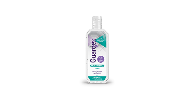 Hand Sanitizer Guardex Moisturizing Aloe Vera Blue