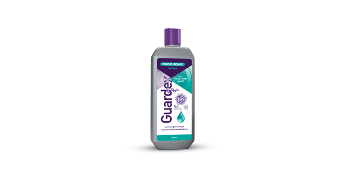 Shower Gel Guardex Moisturizing Aloe Vera Blue