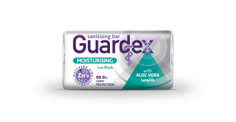 Bar Soap Guardex Moisturizing Aloe Vera Blue