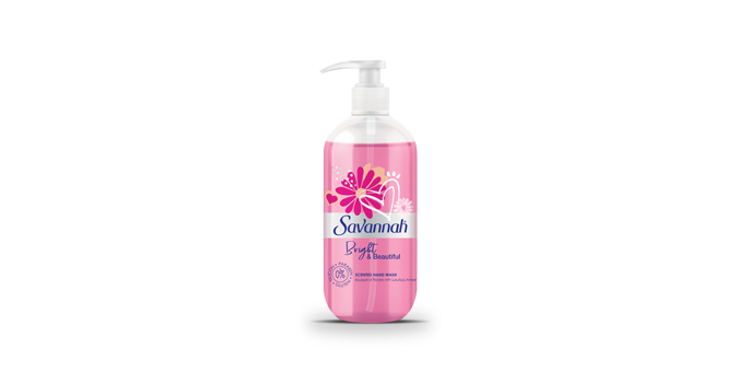 Liquid Hand Wash Savannah Moments Bright Beautiful Pink