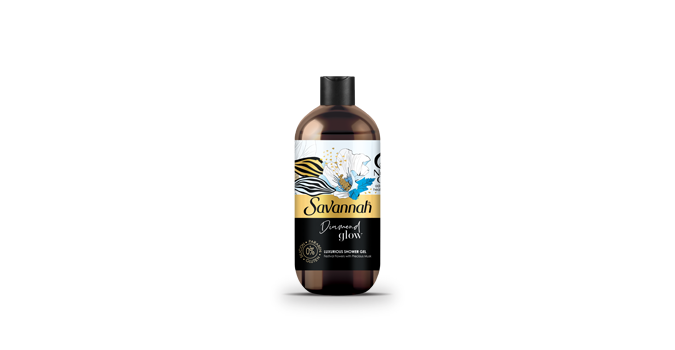 Shower Gel Savannah Diamond Glow Black