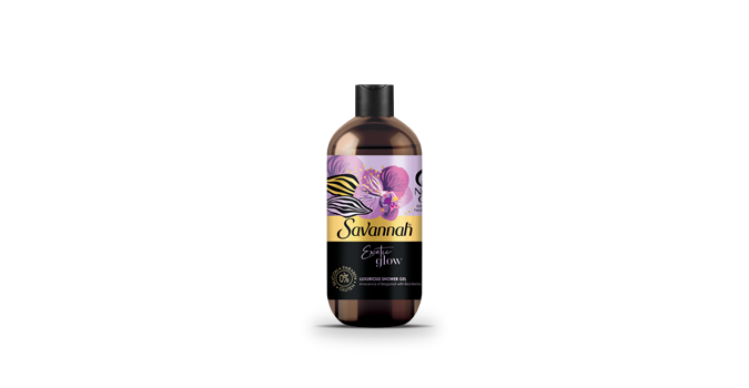 Shower Gel Savannah Exotic Glow Black