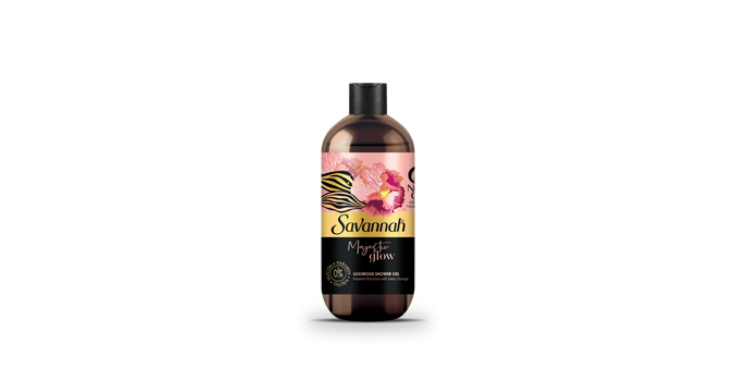 Shower Gel Savannah Majestic Glow Black