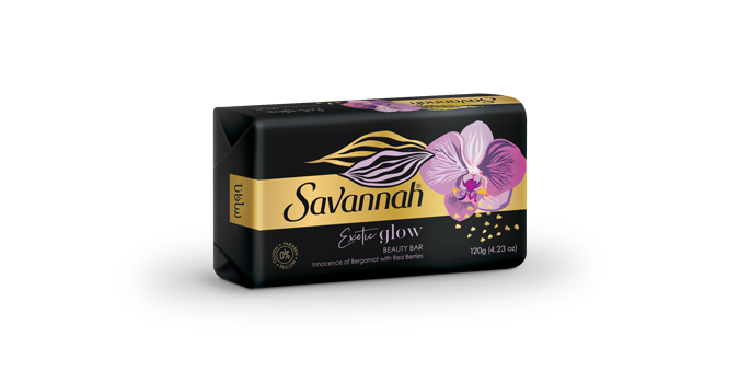 Bar Soap Savannah Exotic Glow black