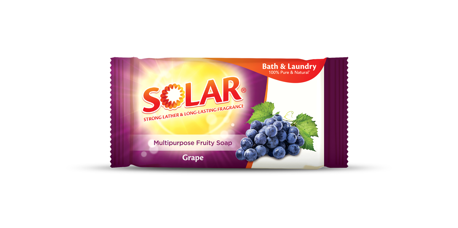 Bar Soap Solar Grapes Purple