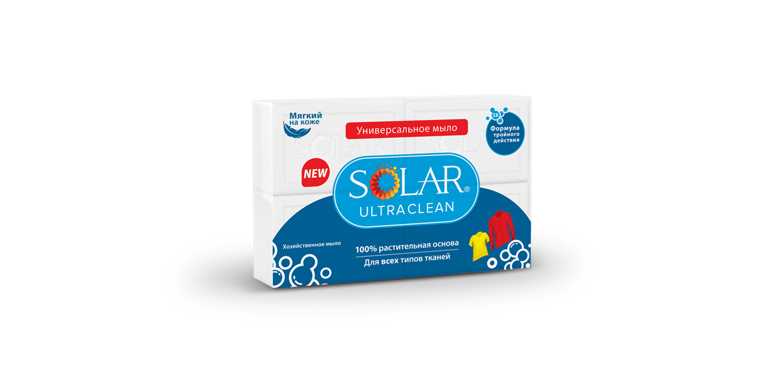 Bar Soap Solar Ultra Clean Multipurpose Bluee