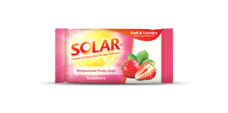 Bar Soap Solar Strawberry Red