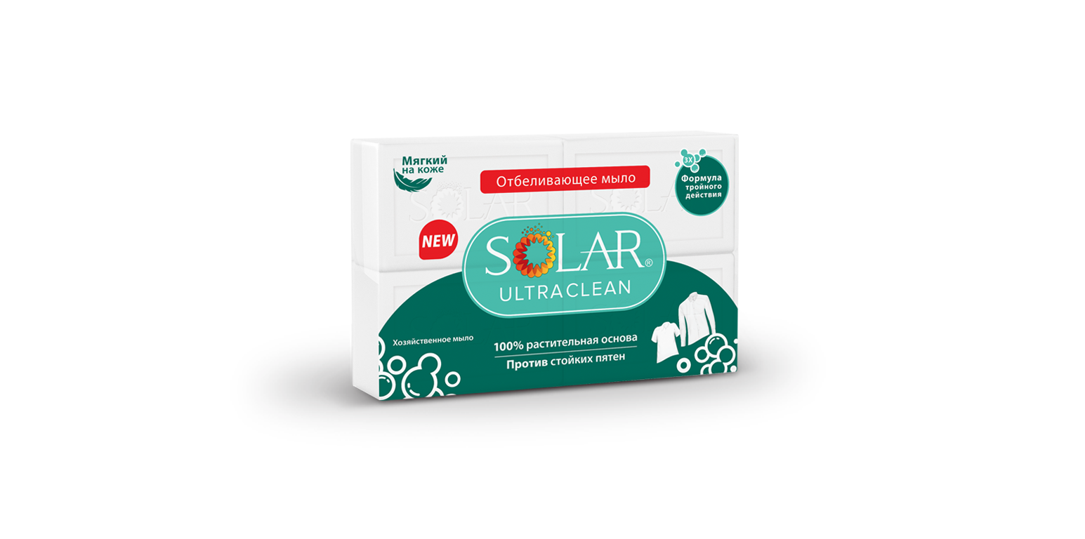 Bar Soap Solar Ultra Clean Whitening Green